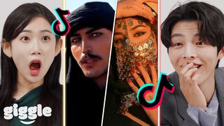 Koreans React to Arabian Nights TikTok Compilation