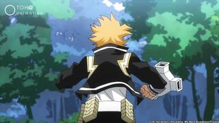 Kaminari neutraliza o inimigo _ My Hero Academia (Dublado)