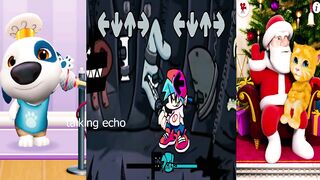Hank Friend v Santa ???? Meet Ginger Echo FNF friend Vs alphabet lore