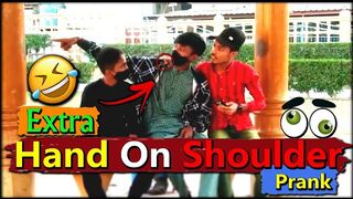 Extra Hand On Shoulder Prank || Extra Hand Prank || Muhammad Taha