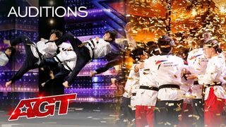 Golden Buzzer: World Taekwondo Demonstration Team Shocks the Judges - America's Got Talent 2