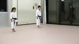 Performance of Heian katas 1 to 5 and Tekki Shodan of Shotokan style karate