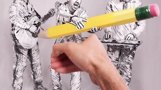 The Jonas Brothers messed up my Drawing!
