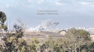 Israel War | IDF Strikes in Northern Gaza | City of Sderot Footage | 11/21/23 | RCF