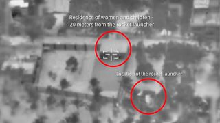 Israel War | IDF Strikes Rocket Launch Post Near Civilian Area | 11/21/23 | RCF