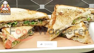 OMG! This is so Delicious Bread Recipe/Omelette Sandwich Recipe/ Easy Breakfast Recipe Food Wanderer