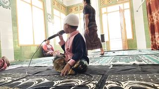 Puji-pujian sesudah adzan di masjid baiturrohim sumber nanas Gedangan malang