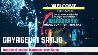 Gayageum Sanjo_musical, instrument, from