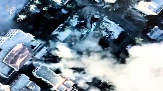 Israel War | CAS Aids IDF Unit Taking Fire - Building Demolition | RCF
