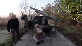 Ukraine Conflict | AREY Battalion Strikes Russian Positions with Improvised MRLS - Drone A | RCF