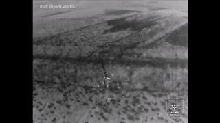 Ukraine Conflict | Cluster Munition Strikes on Russian Positions near Avdiivka Railway | N | RCF