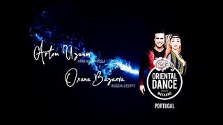 Oxana Bazaeva and Artem Uzunov belly dance drums - Darbuka Tabla solo