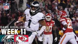 Philadelphia Eagles vs. Kansas City Chiefs _ 2023 Week 11 Game Highlights