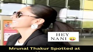 Mrunal Thakur Spotted at Airport #mrunalthakur #short #shorts #trending #viral #bollywood #viralshorts