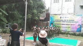 Lomba senam kader surabaya hebat