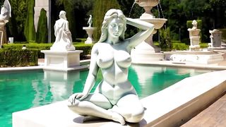 Art Masterpiece Marble Statue in Greece