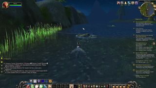 ВОВ Мешаю рыбачить в World of Warcraft, когда скучно играть...
