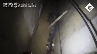 Hamas' armed brigade share video of close combat with Israeli forces in Gaza Strip