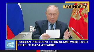 Russian President Putin Slams West Over Israel’s Gaza Attacks | Dawn News English