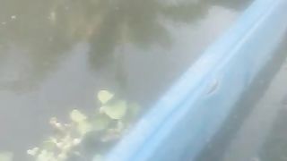 Kolam pendederan lebih besar dan tinggi daripada kolam pembenihan