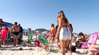 5K ⁶⁰ COPACABANA BEACH, DJ ALOK concert (sound test) - ???????? Walking tour