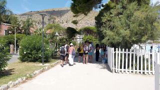 Mondello Beach Palermo Sicily Italy ???????? 4K Walking Tour 2023