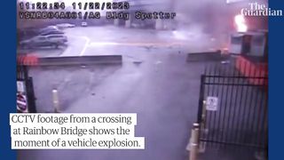 Two dead after car explosion on bridge connecting US and Canada