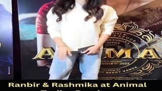 Ranbir & Rashmika at Animal Trailer Preview #ranbirkapoor #rashmikamandana #short #youtubeshort #shorts #trending #viral #shortvideo