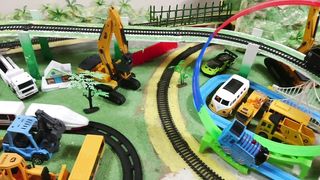 Mainan kereta api di diorama #Mainan #Toys