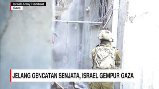 Ahead of ceasefire, Israel strikes Gaza