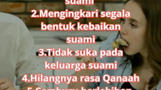 Ciri istri durhaka 2