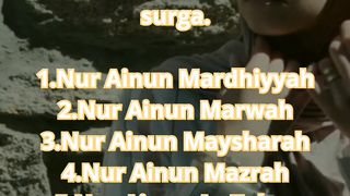 Nama bidadari tercantik di surga