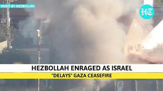 Hezbollah Bombards Israeli Military Zone; Fumes Over No Pause In Gaza 'Assault' | Watch