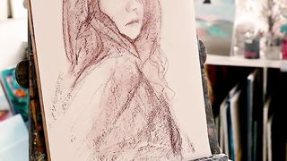 Painting A girl #viral  #art  #fashion  #youtubevideo  #shortvideo