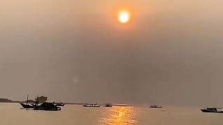 Sunset on the beach