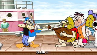 DONALD DUCK & POPEYE VS FRED FLINTSTONE & CAPTAIN CAVEMAN!