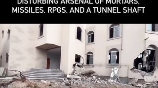 Israel War | Discovery: Hamas Rocket Arsenal in Gaza Mosque | RCF