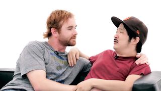 Playful Podcasters | "Bobby Lee & Andrew Santino's Funny Play Fight" - Bad Friends Antics | FunFM