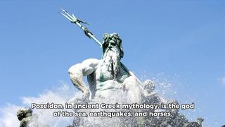 Poseidon god of the sea