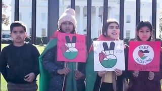 Children US stand with Palestine