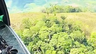 Flying in the valley