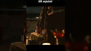 People struggling to lift Thor's hammer #shorts