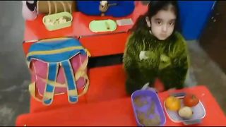 Healthy food Activity with kids in School