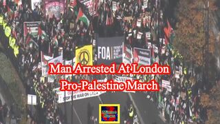 Met Police arrest man at pro-Palestinian march