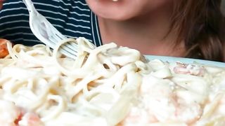 Yummy ???? creamy carbonara spaghetti