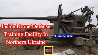 Inside drone defense training facility in northern Ukraine