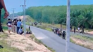 Balap liar rantau prapat part 1