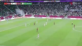 يوسف بلايلي في كاس العرب ضد المغرب