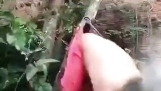 Kelakuan Warga +62 bikin Ngakak, Nyangkut di pohon