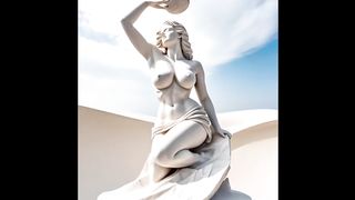 Art Super Realistic Beautiful Female Statues